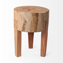Mercana Asco 13" x 13" x 18" Solid Wood Stool