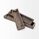 Mercana Vernon 36" x 7" x 3" Solid + Manufactured Wood Tray