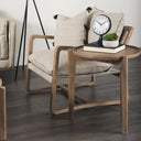 Mercana Cleaver 23.5" x 23.5" x 24" Solid Wood Side Table