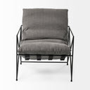 Mercana Leonidas 28.7" x 29.9" x 24" Fabric Side Chair