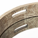 Mercana Whittier 20.1" x 3.5" x 20.1" Wood Tray