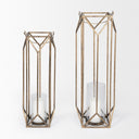Mercana Ivy 10.2" x 10.2" x 36" Metal Lantern