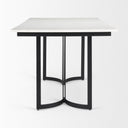 Mercana Tanner 71" x 35" x 30" Metal Dining Table