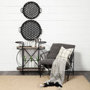 Mercana Marlon 34.6" x 15.4" x 34.3" Bar Cart