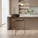 Mercana Parker 21.3" x 20.9" x 36" Metal Stool