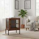 Mercana Arelius 20" x 18.8" x 26" Solid Wood Side Table