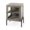 Mercana Arelius 20" x 18.8" x 26" Solid Wood Side Table
