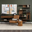 Mercana Grosjean 27.6" x 37" x 34.6" Metal Side Chair