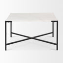Mercana Lucas 30" x 30" x 17" Metal Coffee Table