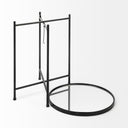 Mercana Samantha 19.7" x 19.7" x 24.2" Mirrored Glass Side Table