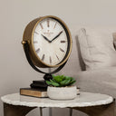 Mercana Houston 4" x 12" x 13" Table Clock
