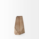 Mercana Allen 10.6" x 6.3" x 11.3" Solid Wood Vase