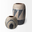 Mercana Cove 9.3" x 9.3" x 15.2" Ceramic Vase