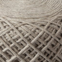 Mercana Allium 15.8" x 15.8" x 17.8" Wool Pouf