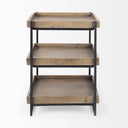 Mercana Trey 20" x 20" x 26" Solid Wood Side Table