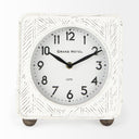 Mercana Karl 8" x 2.8" x 8.8" Metal Table Clock