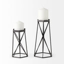 Mercana Sixx 5.3" x 4.7" x 8.1" Metal Candle Holder