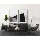 Mercana Leonidas 28.7" x 29.9" x 24" Fabric Side Chair