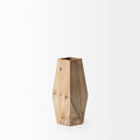 Mercana Allen 10.6" x 6.3" x 11.3" Solid Wood Vase