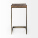 Mercana Faye 14" x 18" x 26" Solid Wood Side Table