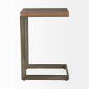 Mercana Faye 14" x 18" x 26" Solid Wood Side Table