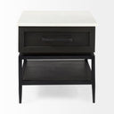 Mercana Divina 22" x 22" x 22" Solid Wood Side Table