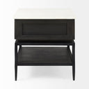 Mercana Divina 22" x 22" x 22" Solid Wood Side Table