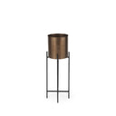 Mercana Sowerberry 8.7" x 8.7" x 24" Metal Pot