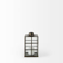 Mercana Grimwig 8.3" x 8.3" x 14.6" Metal Lantern