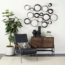Mercana Glenn 37.5" x 16" x 30" Iron,Solid Wood Accent Cabinet