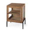 Mercana Arelius 20" x 18.8" x 26" Solid Wood Side Table