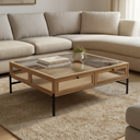 Mercana Arelius 43.5" x 43.5" x 15" Coffee Table