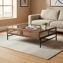 Mercana Arelius 43.5" x 43.5" x 15" Coffee Table