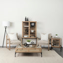 Mercana Arelius 20" x 18.8" x 26" Solid Wood Side Table