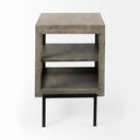 Mercana Arelius 20" x 18.8" x 26" Solid Wood Side Table