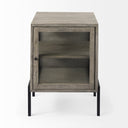 Mercana Arelius 20" x 18.8" x 26" Solid Wood Side Table