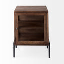 Mercana Arelius 20" x 18.8" x 26" Solid Wood Side Table