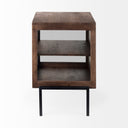 Mercana Arelius 20" x 18.8" x 26" Solid Wood Side Table