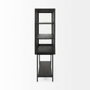 Mercana Arelius 36" x 18.8" x 63" Solid Wood Display Cabinet