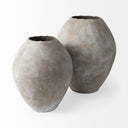 Mercana Gobi 19.7" x 19.7" x 23.4" Ceramic Floor Vase