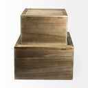 Mercana Sonny 23.6" x 15.7" x 13.8" Wood Box