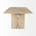 Mercana Aida 84" x 42" x 30" Solid Wood Dining Table