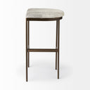 Mercana Millie 16.8" x 17.8" x 30" Metal Stool