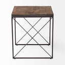 Mercana Trestman 24" x 24" x 22.5" Metal Side Table