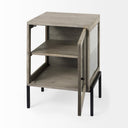 Mercana Arelius 20" x 18.8" x 26" Solid Wood Side Table