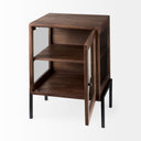 Mercana Arelius 20" x 18.8" x 26" Solid Wood Side Table