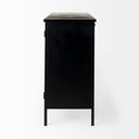 Mercana Aurelia 40.5" x 16" x 33" Glass,Iron Accent Cabinet