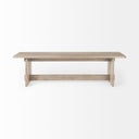 Mercana Aida 66" x 16" x 18" Solid Wood Bench