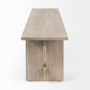 Mercana Aida 66" x 16" x 18" Solid Wood Bench