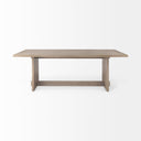 Mercana Aida 84" x 42" x 30" Solid Wood Dining Table